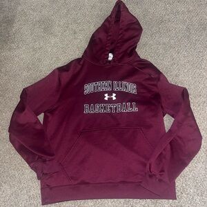 Southern Illinois Salukis SIU Basketball Under Armour Hoodie Sweatshirt Medium
